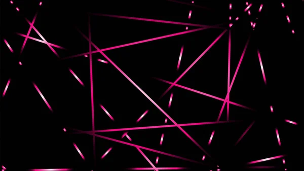 Illustration Vectorielle Abstraite Lignes Lumineuses Fond Couleur Rose — Image vectorielle