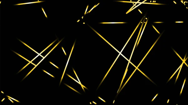 Vector Abstracto Ilustración Fondo Líneas Luz Color Oro — Vector de stock