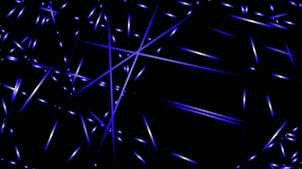 Illustration Vectorielle Abstraite Lignes Lumineuses Fond Couleur Bleu — Image vectorielle