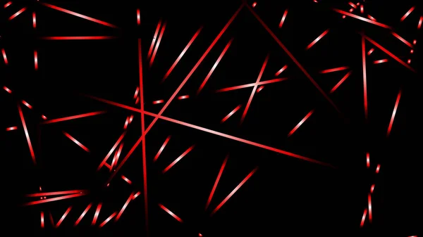 Illustration Vectorielle Abstraite Lignes Lumineuses Fond Couleur Rouge — Image vectorielle