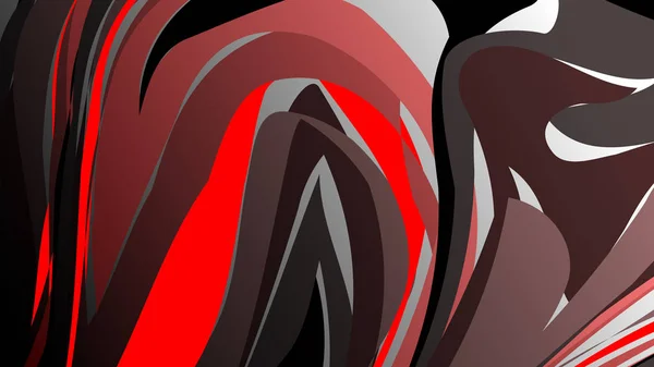 Fondo Onda Abstracto Con Estilo Rojo Fondo Mármol — Vector de stock