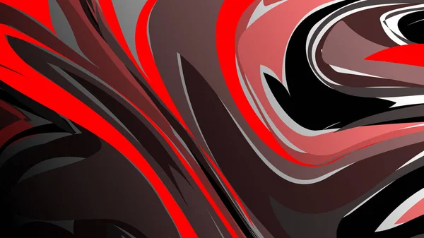 Fondo Onda Abstracto Con Estilo Rojo Fondo Mármol — Vector de stock