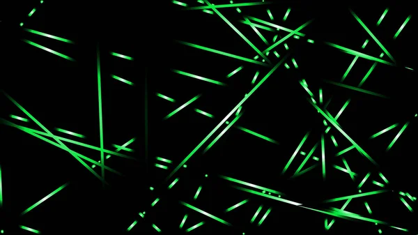 Abstrakte Vektor Illustration Hintergrund Lichtlinien Farbe Grün — Stockvektor