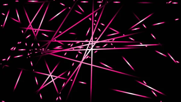 Abstrakta Vektor Illustration Bakgrund Ljuslinjer Färgen Rosa — Stock vektor