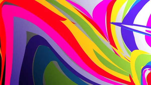 Barevné Vektorové Rainbow Mramorování Textura Akvarel Abstraktní Pozadí — Stockový vektor
