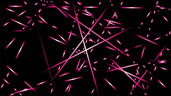 Illustration Vectorielle Abstraite Lignes Lumineuses Fond Couleur Rose — Image vectorielle