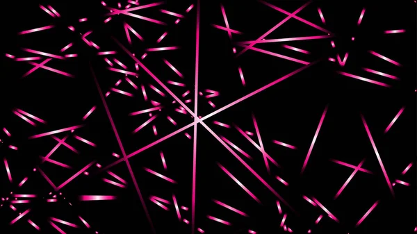 Illustration Vectorielle Abstraite Lignes Lumineuses Fond Couleur Rose — Image vectorielle