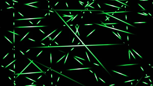 Abstrakta Vektor Illustration Bakgrund Ljuslinjer Färg Grön — Stock vektor