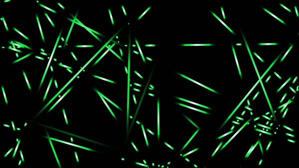 抽象的なベクトル イラスト背景光の線 色は緑 — ストックベクタ