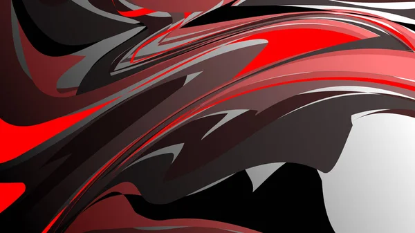 Fondo Onda Abstracto Con Estilo Rojo Fondo Mármol — Vector de stock