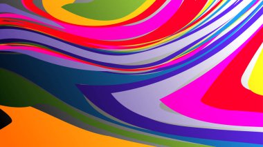 Renkli vektör gökkuşağı Ebru doku, suluboya arka plan