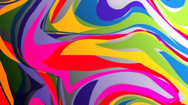 Renkli vektör gökkuşağı Ebru doku, suluboya arka plan