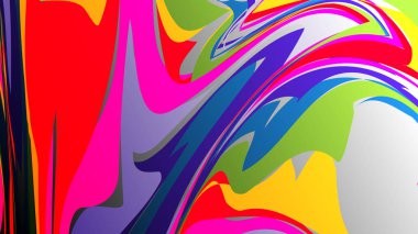 Renkli vektör gökkuşağı Ebru doku, suluboya arka plan