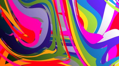 Renkli vektör gökkuşağı Ebru doku, suluboya arka plan