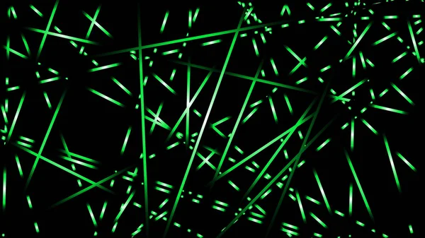 Abstract Vector Illustratie Achtergrond Lichtlijnen Kleur Groen — Stockvector