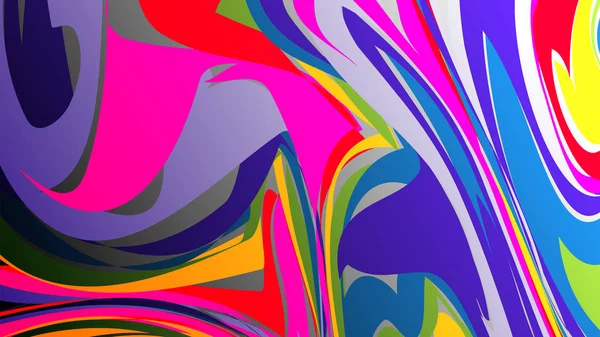 Цветной Вектор Радужной Мраморной Текстуры Акварельный Абстрактный Фон — стоковый вектор