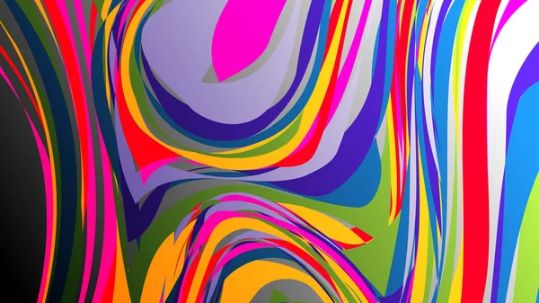 Colorido Vector Arco Iris Textura Mármol Acuarela Fondo Abstracto — Archivo Imágenes Vectoriales