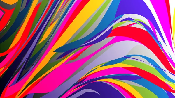 Colorido Vector Arco Iris Textura Mármol Acuarela Fondo Abstracto — Archivo Imágenes Vectoriales