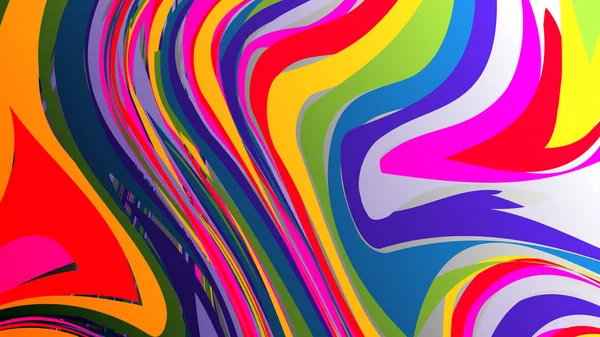 Texture Marbrure Arc Ciel Vectorielle Colorée Fond Abstrait Aquarelle — Image vectorielle