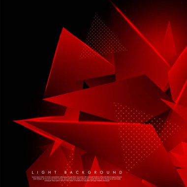 Parlak üçgen şekil vektör tasarımının arka planı. tasarım arka planınız için uygun