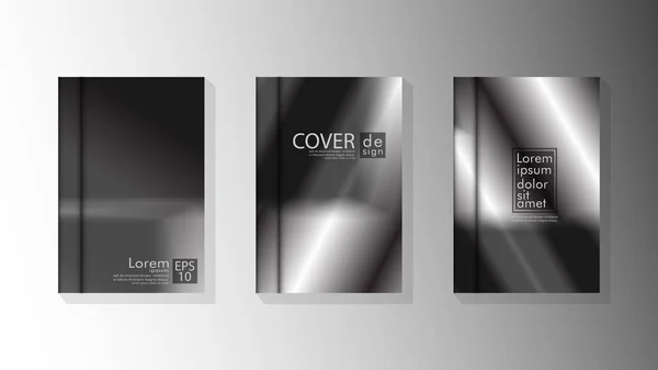 Vector collectie van boek cover achtergronden voor brochures, folders, folders, poster templates. afbeelding van EPS vector design 10 — Stockvector