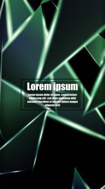 dikey soyut tasarım. Parlak üçgen shap arka plan