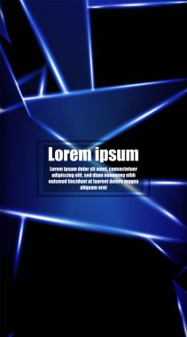 dikey soyut tasarım. Parlak üçgen shap arka plan