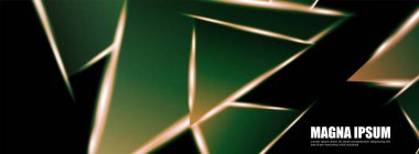 Parlak üçgen şekil vektör tasarım afişarka planı. tasarım arka planınız için uygun