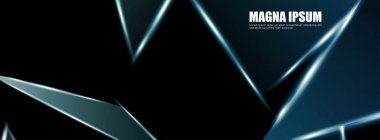 Parlak üçgen şekil vektör tasarım afişarka planı. tasarım arka planınız için uygun