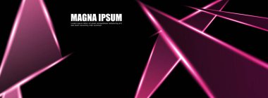 Parlak üçgen şekil vektör tasarım afişarka planı. tasarım arka planınız için uygun