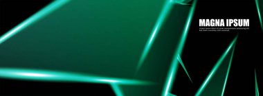 Parlak üçgen şekil vektör tasarım afişarka planı. tasarım arka planınız için uygun