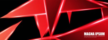 Parlak üçgen şekil vektör tasarım afişarka planı. tasarım arka planınız için uygun