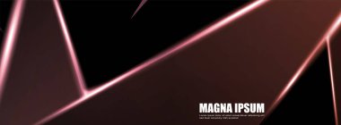 Parlak üçgen şekil vektör tasarım afişarka planı. tasarım arka planınız için uygun