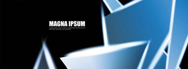 Parlak üçgen şekil vektör tasarım afişarka planı. tasarım arka planınız için uygun