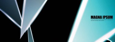 Parlak üçgen şekil vektör tasarım afişarka planı. tasarım arka planınız için uygun