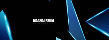 Parlak üçgen şekil vektör tasarım afişarka planı. tasarım arka planınız için uygun