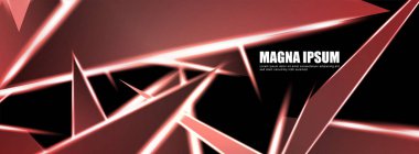 Parlak üçgen şekil vektör tasarım afişarka planı. tasarım arka planınız için uygun