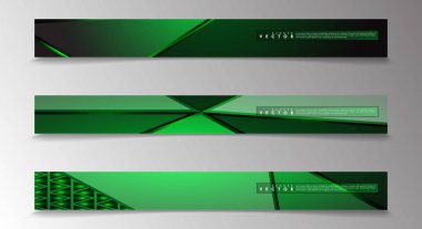 Reklam ve benzeri için uygun açık yeşil arka planlar ile Vektör afiş. teknoloji tasarımı. eps 10