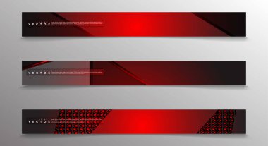 Reklam ve benzeri için uygun ışık kırmızı arka planlar ile Vektör afiş. teknoloji tasarımı. eps 10