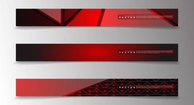Reklam ve benzeri için uygun ışık kırmızı arka planlar ile Vektör afiş. teknoloji tasarımı. eps 10