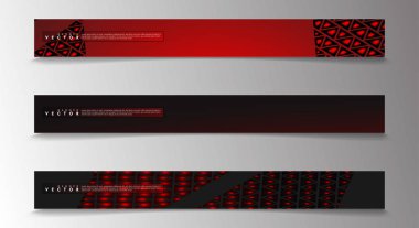 Reklam ve benzeri için uygun ışık kırmızı arka planlar ile Vektör afiş. teknoloji tasarımı. eps 10