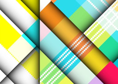 Soyut. kare çerçeveleri ile renkli arka plan. vektör geometrik.