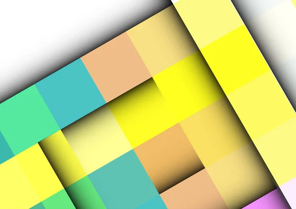 Абстрактный красочный фон с квадратными рамками. векторная геометрия . — стоковый вектор
