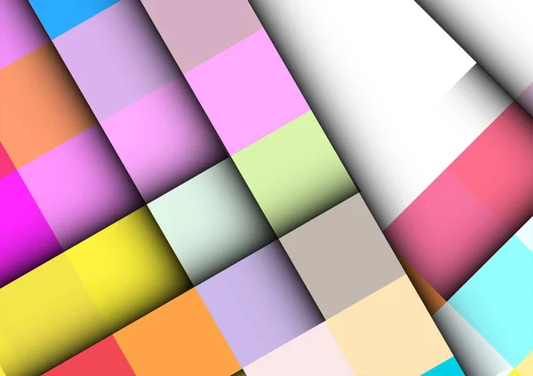Sfondo colorato astratto con cornici quadrate. geometrico vettoriale . — Vettoriale Stock