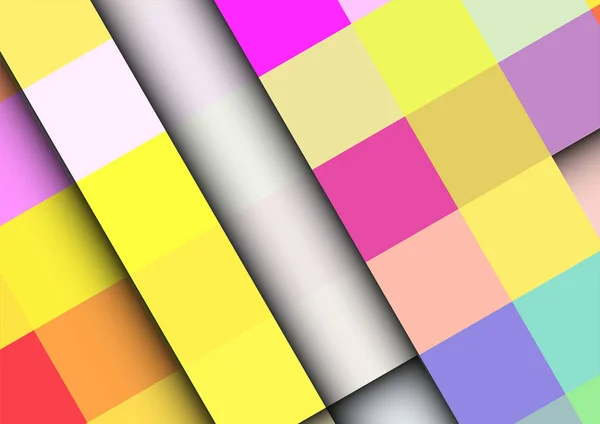 Abstraktní barevné pozadí se čtvercovými rámečky. vektor geometrický. — Stockový vektor