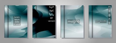 arka plan olarak soyut sıvı desenleri ile kitap koleksiyonu. herhangi bir kapak için uygundur. eps 10 vektör illüstrasyon