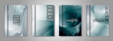 arka plan olarak soyut sıvı desenleri ile kitap koleksiyonu. herhangi bir kapak için uygundur. eps 10 vektör illüstrasyon