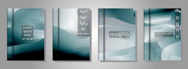 arka plan olarak soyut sıvı desenleri ile kitap koleksiyonu. herhangi bir kapak için uygundur. eps 10 vektör illüstrasyon