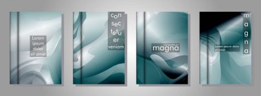 arka plan olarak soyut sıvı desenleri ile kitap koleksiyonu. herhangi bir kapak için uygundur. eps 10 vektör illüstrasyon