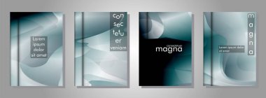 arka plan olarak soyut sıvı desenleri ile kitap koleksiyonu. herhangi bir kapak için uygundur. eps 10 vektör illüstrasyon